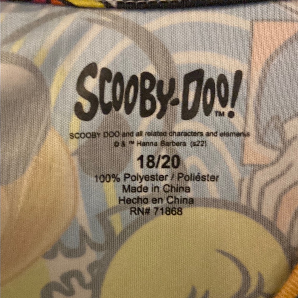 Scooby-Doo AOP Graphic T-Shirt Youth Size XL (18/20) 🔥 YB4 - Picture 2 of 3